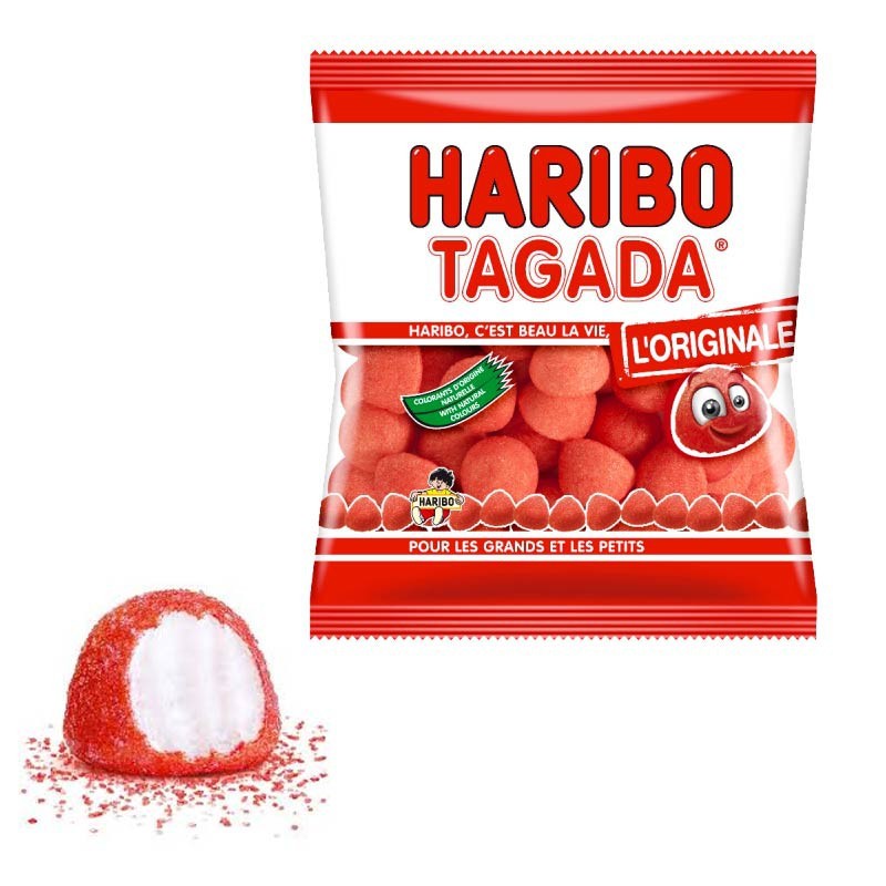 Fraise Tagada Haribo Confiserie Haribo Bonbon Guimauve La Fraise