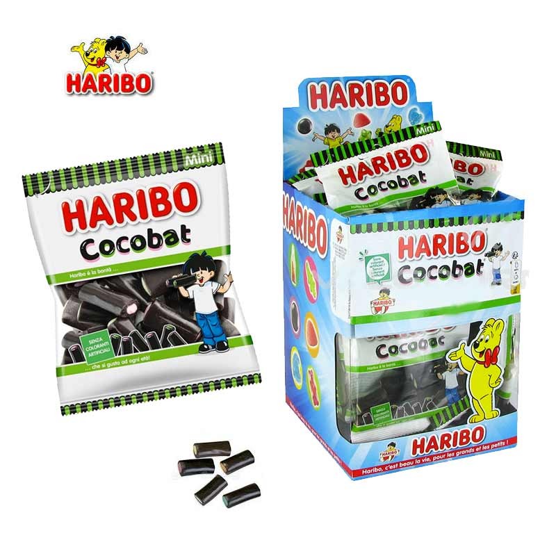 HARIBO Cocobat bonbons gélifiés à la réglisse 300g pas cher