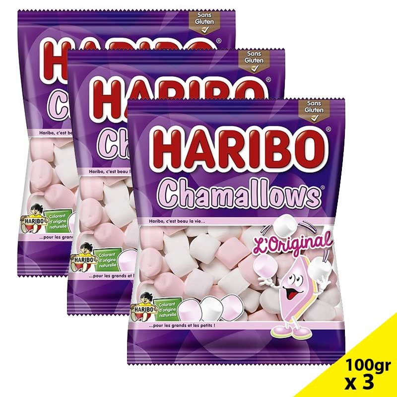 Chamallows L'original Haribo, guimauve Haribo, Chamallows classique