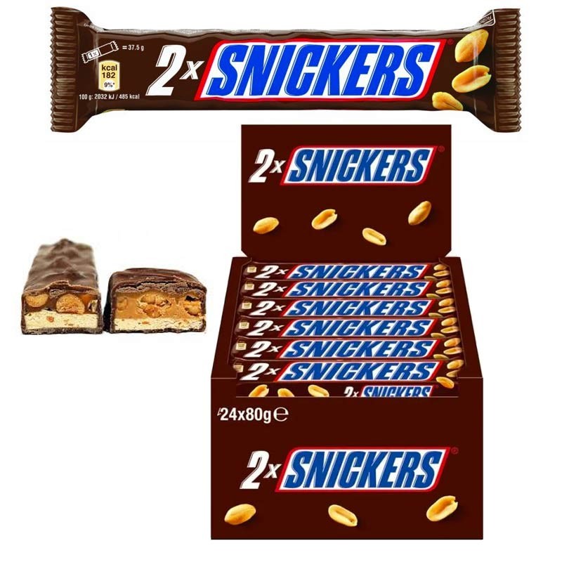 Barre chocolatée Snickers - 50 g
