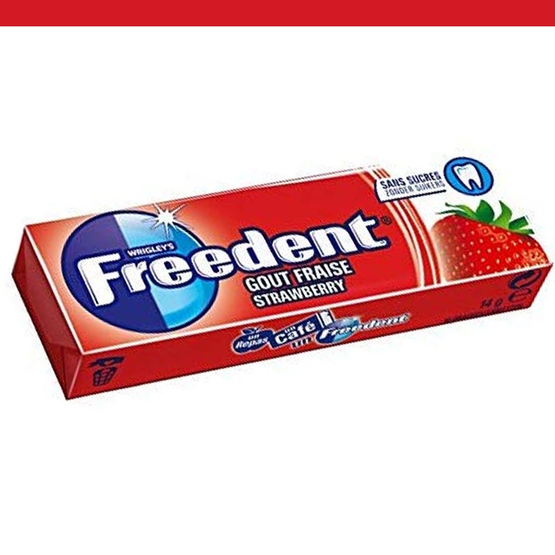 freedent-chewing-gum;wrigley-freedent-fraise