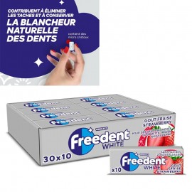 Freedent white fraise,...