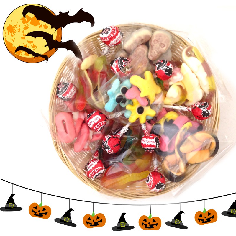 bonbons halloween,squelette,crâne,confiserie Fini,fraise,tête de mort
