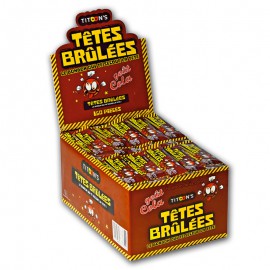 Bonbons barres à gogo TETES BRULEES : le paquet de 330g à Prix