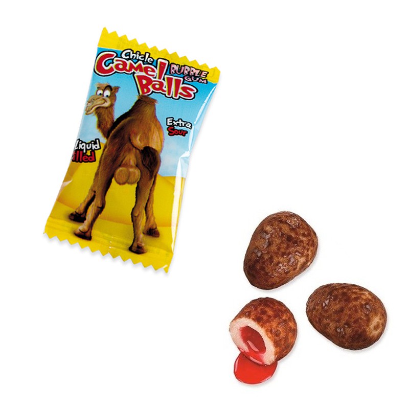 Camel Balls, Chewing gum au coeur liquide boule de chameau