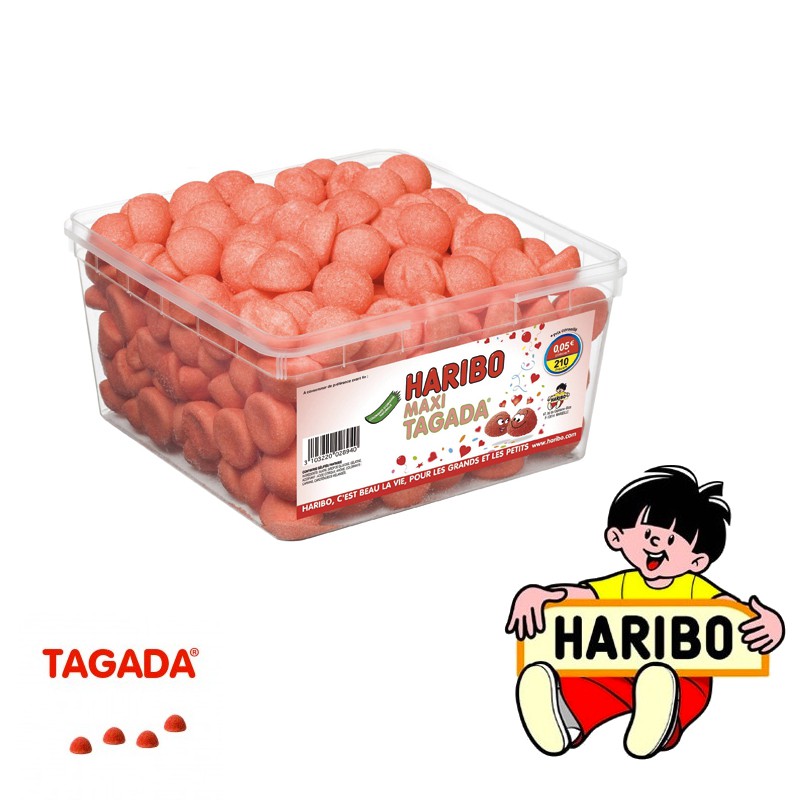 Maxi Fraise Tagada Bonbon Guimauve De Haribo Fraise Tagada G Ante Conditionnement Sac Vrac De