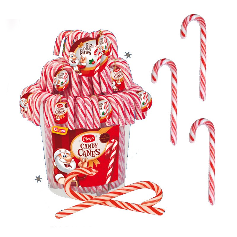 Sucres d'orge Candy cane Noël, bonbon sucette Noël, sucette cane