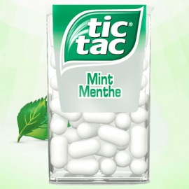 Bonbons Menthe TIC TAC : 110 pastilles - 54g à Prix Carrefour
