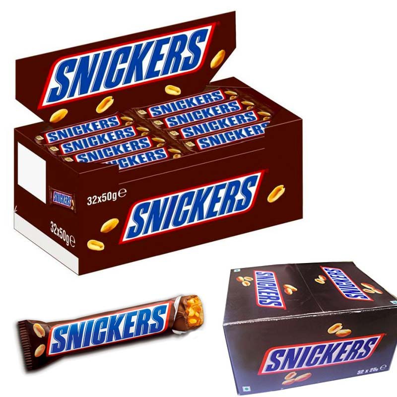 Snickers, Barre Chocolat Caramel Snicker, Barre Chocolatée Snickers