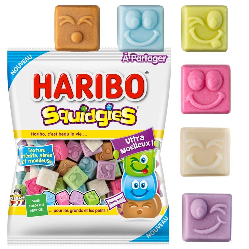 Haribo Gummy Crocodiles - 30 Packs de 100gr - Bonbons et Chewing Gum