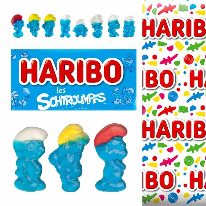 Schtroumpfs Haribo 2 Kg,bonbons Schtroumpfs Haribo,Haribo Schtroumpf ...