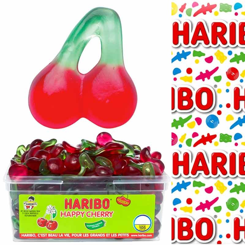 Happy Cherry,Cerise Haribo,bonbon happy cherry haribo, bonbon cerise