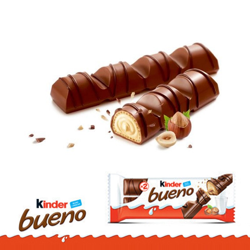 Kinder Bueno, Barre Kinder Bueno, Chocolat Kinder Bueno Conditionnement ...