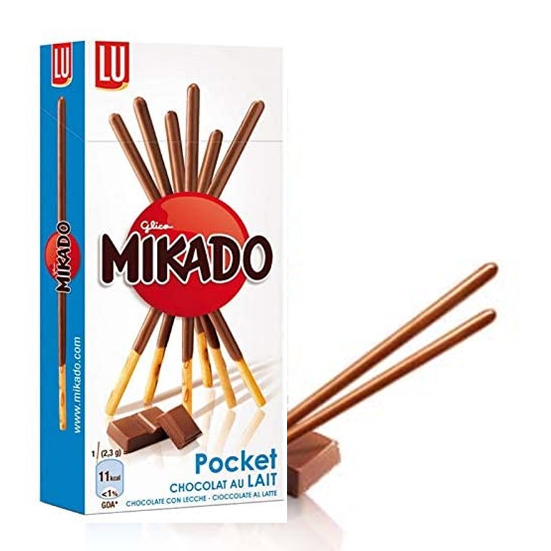 Mikado Pocket, Mikado biscuit chocolat, Mikado lait