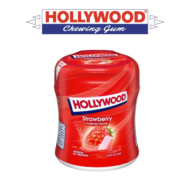 Hollywood strawberry Bottle, Hollywood chewing-gum