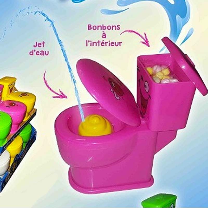 WC rigolo, Toilet Water surprise, le bonbon jouet farce qui t'arrose