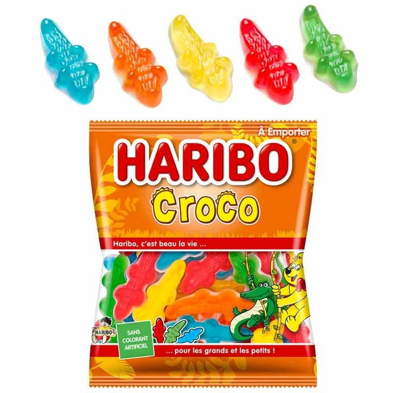 Haribo Croco, bonbon croco, Crocodile haribo