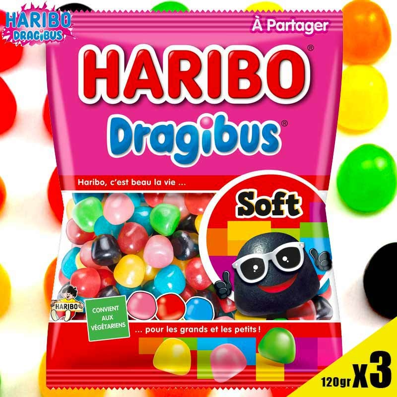 Haribo Dragibus Soft Sachet de 2Kg 