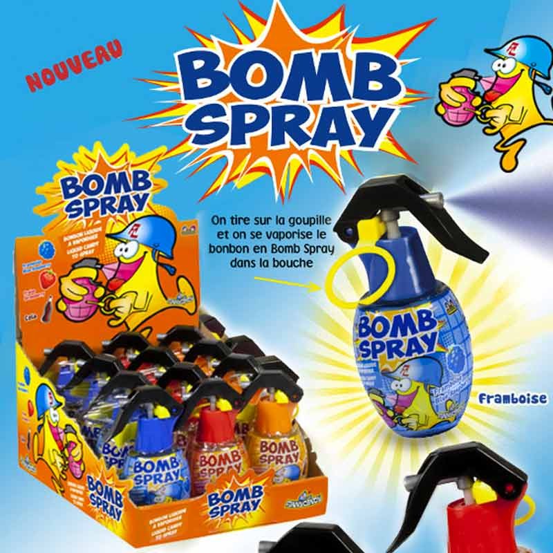 Candy Spray 2, bonbon acidulé à vaporiser, bonbon spray acidulé