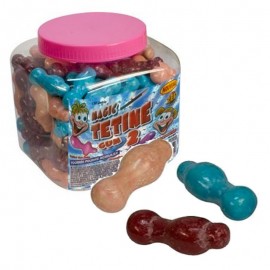Destroyer Bubble gum, chewing-gum acide au coeur liquide, bonbon acide